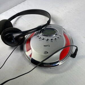 Durabrand CD-566 Portable CD Player – Silver/Black – Tested – Works Great Y2K